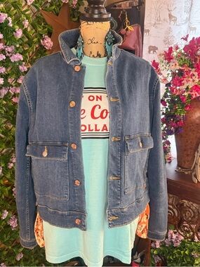 LuLaRoe Dark Blue Denim Jacket